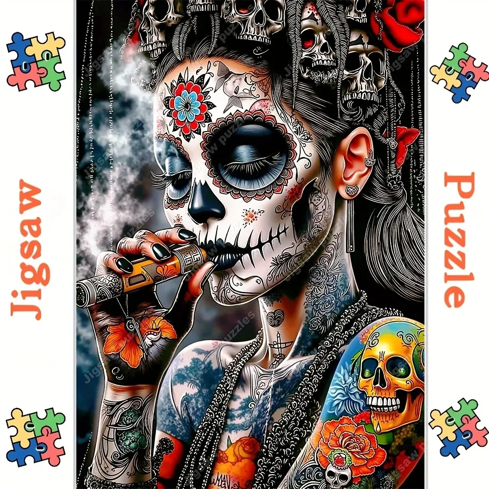2000/1000/1200/500pcs Jigsaw Puzzles - Family Fun Adult Puzzle with Vibrant Floral & Skull Design, DIY Art Gift Home decoration
2000/1000/1200/500pcs Jigsaw Puzzles - Family Fun Adult Puzzle with Vibrant Floral & Skull Design, DIY Art Gift Home decoration