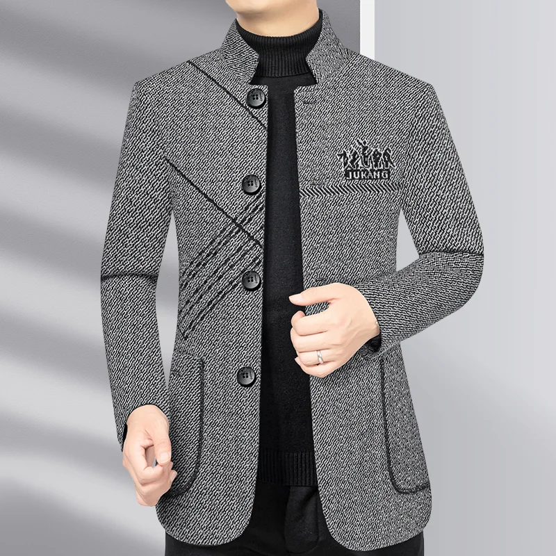 Blazer Autumn and Winter Men's Business Gentleman Wedding Fashion Best Man Chinese Style Casual Chenille Zhongshan Suit Blazer
Blazer Autumn and Winter Men's Business Gentleman Wedding Fashion Best Man Chinese Style Casual Chenille Zhongshan Suit Blazer