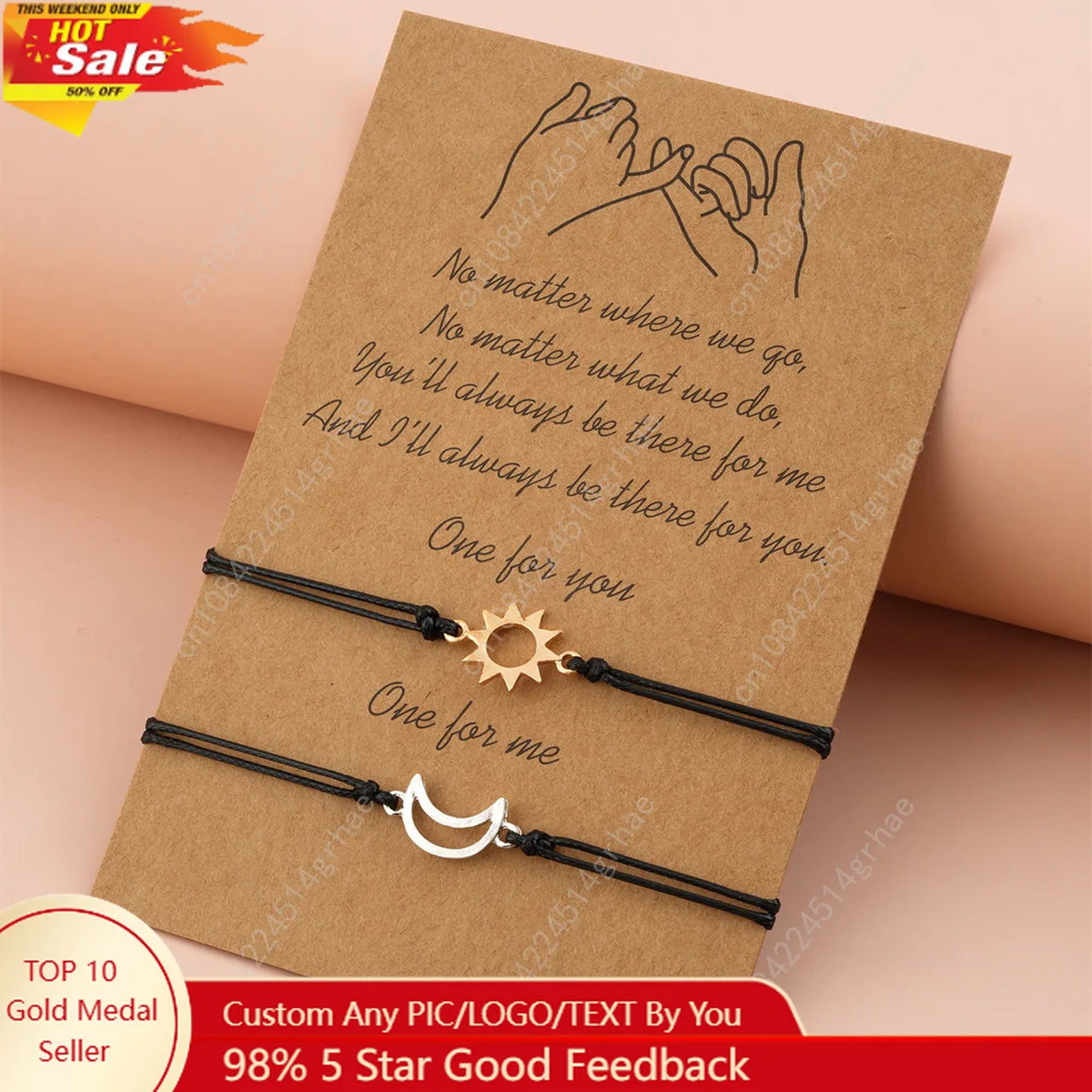 2pcs/set Minimalist Sun Moon Charm Couple Bracelet Friendship Jewelry Gift Handmade Adjustable Braided Rope Bracelets Wholesale
2pcs/set Minimalist Sun Moon Charm Couple Bracelet Friendship Jewelry Gift Handmade Adjustable Braided Rope Bracelets Wholesale