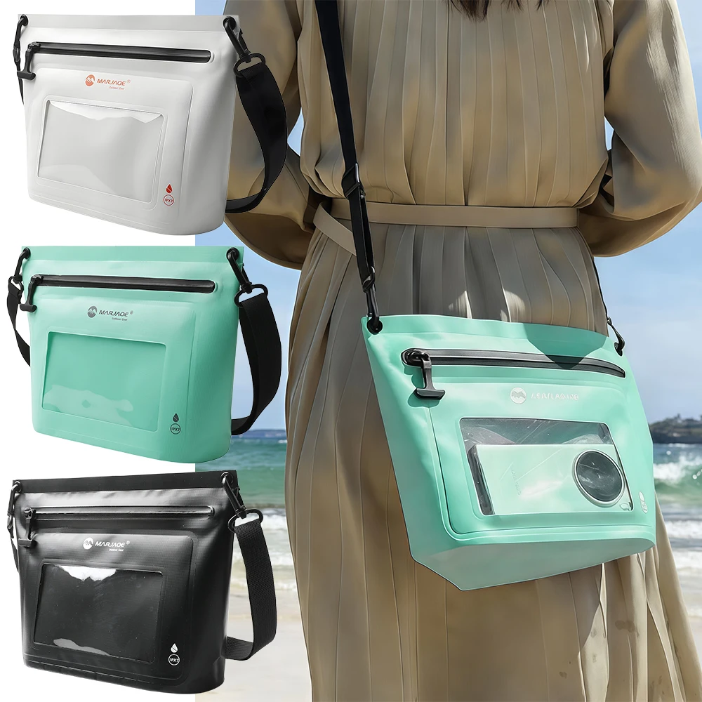 1Pcs Waterproof Crossbody Pouch Dry Shoulder Bag Pack Keep Your Key Fob Wallet Phone Dry Perfect for Swim Surf Snorkel
1Pcs Waterproof Crossbody Pouch Dry Shoulder Bag Pack Keep Your Key Fob Wallet Phone Dry Perfect for Swim Surf Snorkel