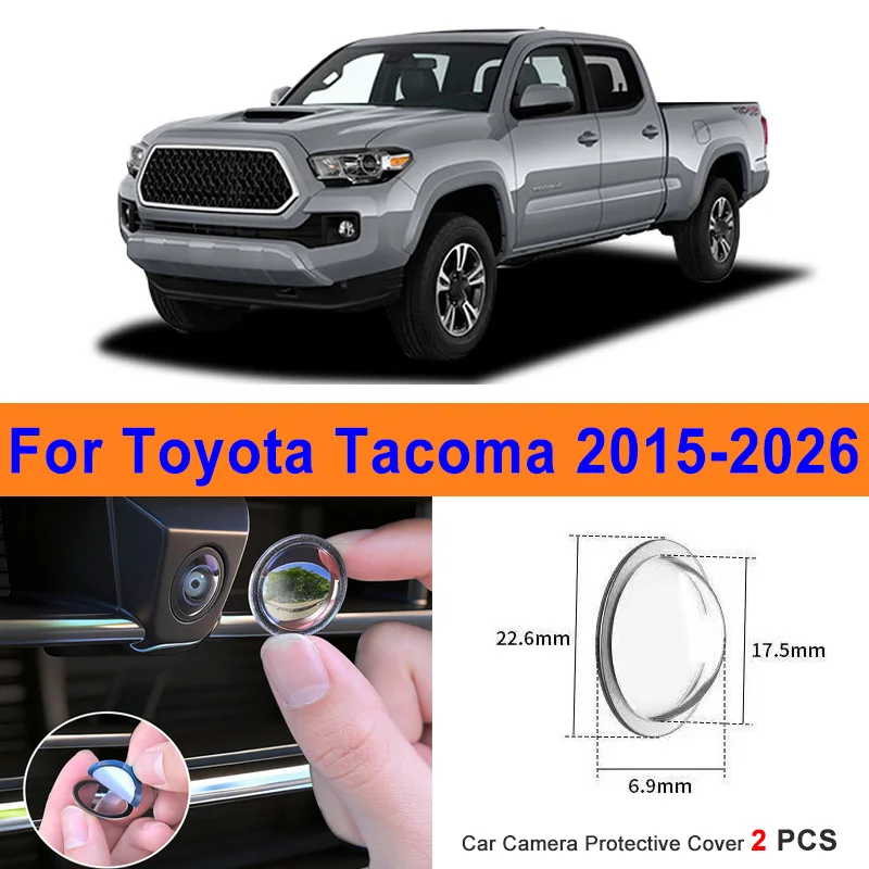 360 Reverse Image Car Camera Cover Anti-Scratch PC Lens Protector Stickers For Toyota Tacoma 2015-2026 2Pcs
360 Reverse Image Car Camera Cover Anti-Scratch PC Lens Protector Stickers For Toyota Tacoma 2015-2026 2Pcs