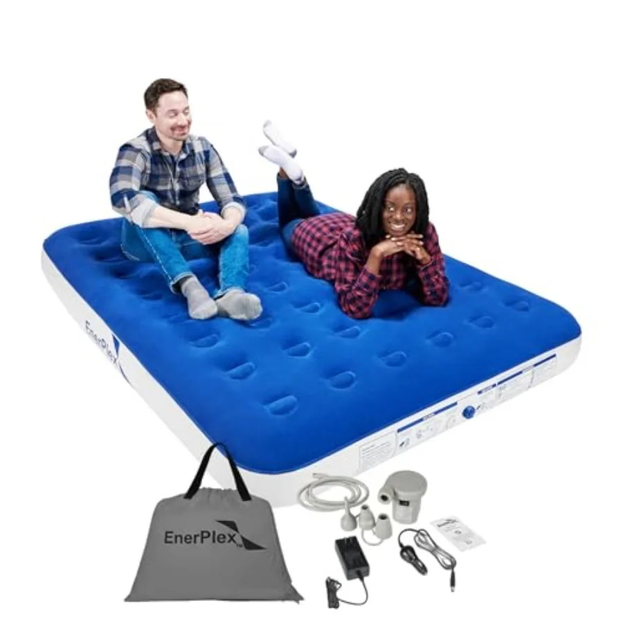 Camping Air Mattress with Built in Pump - Queen Blow Up Mattress for Travel and Guests - Portable Bed for Adults and
Camping Air Mattress with Built in Pump - Queen Blow Up Mattress for Travel and Guests - Portable Bed for Adults and
