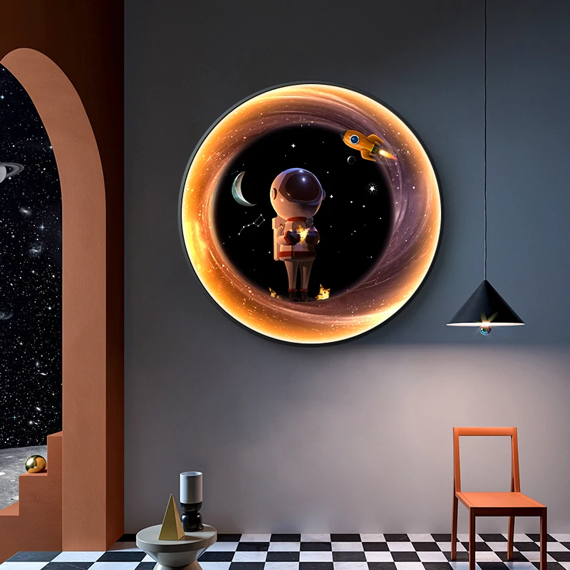 Modern LED Mural Lamps For Corridor Living Room House Decoration Lustre Hanging Painting Background Lighting Round Wall Lights
Modern LED Mural Lamps For Corridor Living Room House Decoration Lustre Hanging Painting Background Lighting Round Wall Lights