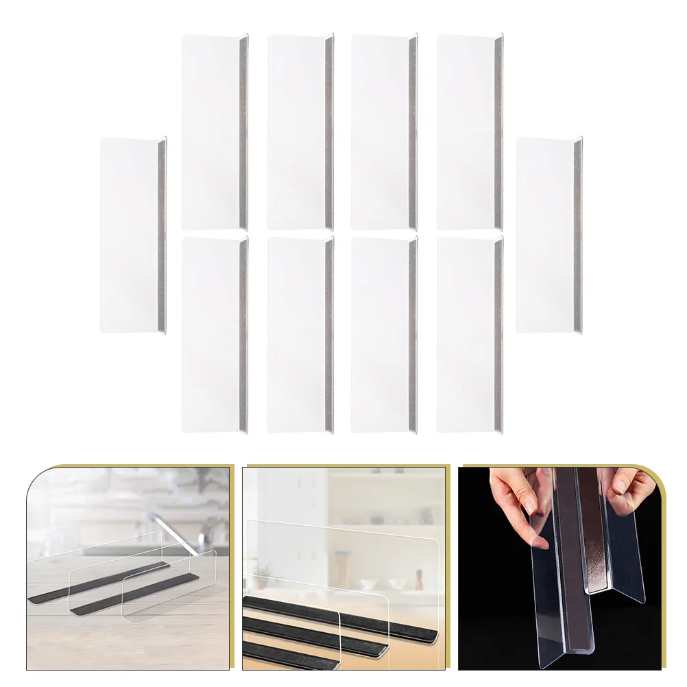 10 Pcs Organizer Partition Plate Rack Shelf for Cards Plastic Magnetic Divider Side Clapboards
10 Pcs Organizer Partition Plate Rack Shelf for Cards Plastic Magnetic Divider Side Clapboards