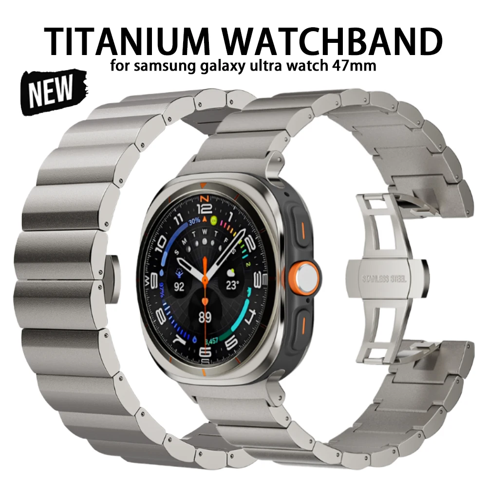 No Gaps Titanium Band for Samsung Galaxy Ultra 7 Watch 47mm Correa Link Bracelet for Galaxy Ultra 47mm Quick Fit Luxury Strap
No Gaps Titanium Band for Samsung Galaxy Ultra 7 Watch 47mm Correa Link Bracelet for Galaxy Ultra 47mm Quick Fit Luxury Strap