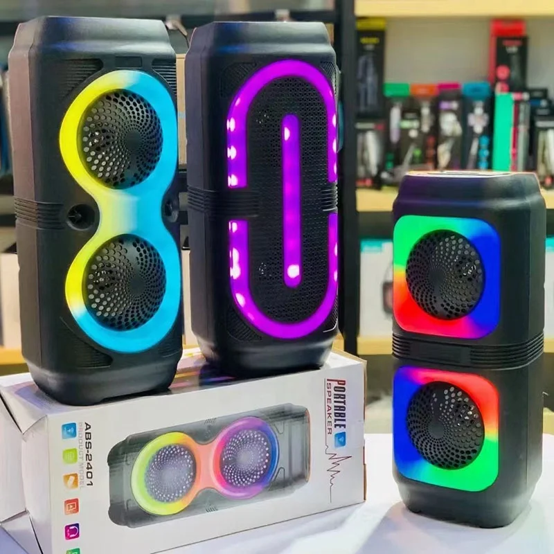 ABS-2401 высококачественный двойной 4-дюймовый вечерние Bluetooth-динамик 360 Stereo Surround Boombox
ABS-2401 высококачественный двойной 4-дюймовый вечерние Bluetooth-динамик 360 Stereo Surround Boombox