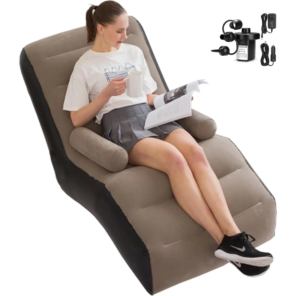 Sofa Chair with Household Air Pump, Foldable Lounge Chairs with Armrests for Living Room, Office, Inflatable Lazy Sofa Chair
Sofa Chair with Household Air Pump, Foldable Lounge Chairs with Armrests for Living Room, Office, Inflatable Lazy Sofa Chair