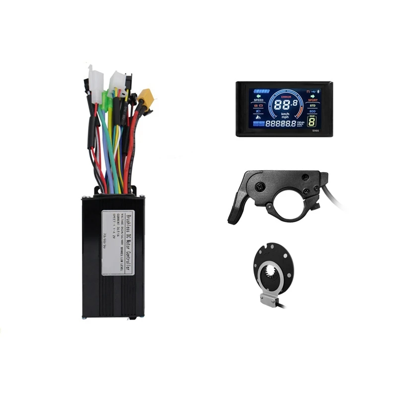 Lithium Battery Modification Replacement Accessories S966 Color Screen Instrument 26A 3-Mode Sine Wave Controller Set
Lithium Battery Modification Replacement Accessories S966 Color Screen Instrument 26A 3-Mode Sine Wave Controller Set
