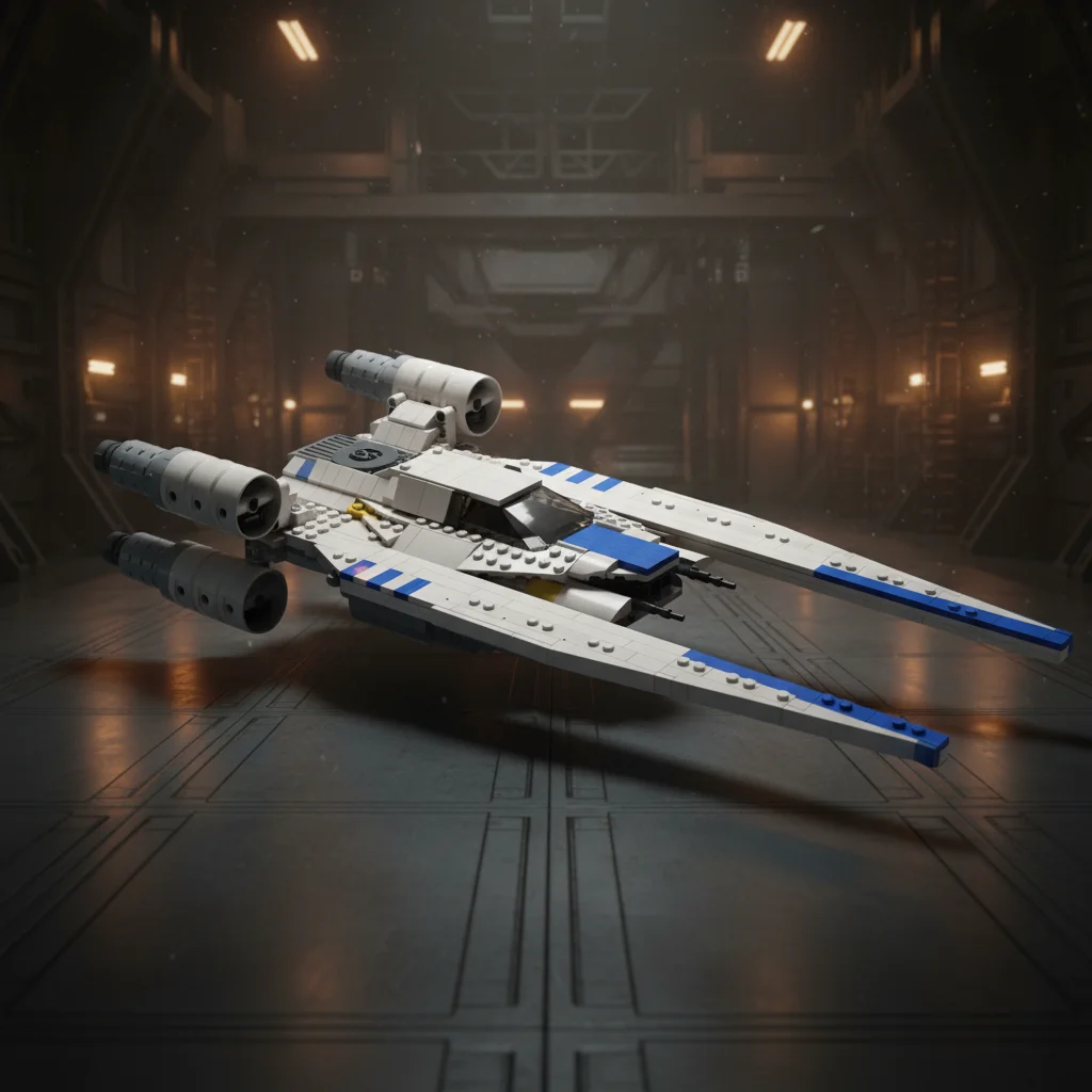 2.0 White Wing Starship Bricks, Galactic Fighter Model, Rebel Shuttle MOC Set, DIY Assembly Kit, Desktop Decoration
2.0 White Wing Starship Bricks, Galactic Fighter Model, Rebel Shuttle MOC Set, DIY Assembly Kit, Desktop Decoration