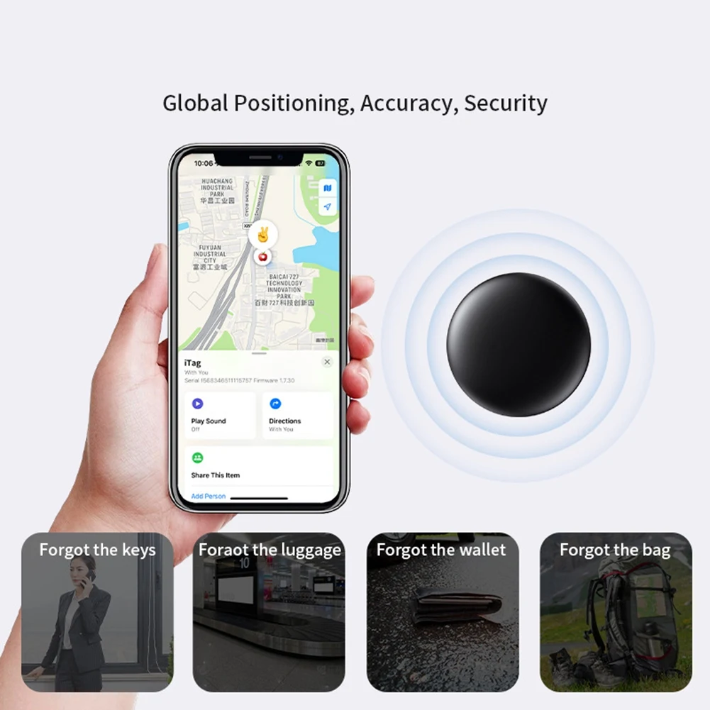 Локатор Round Loss Prevention для Apple AirTag Find Findmy L Super Deal cker, черный
Локатор Round Loss Prevention для Apple AirTag Find Findmy L Super Deal cker, черный