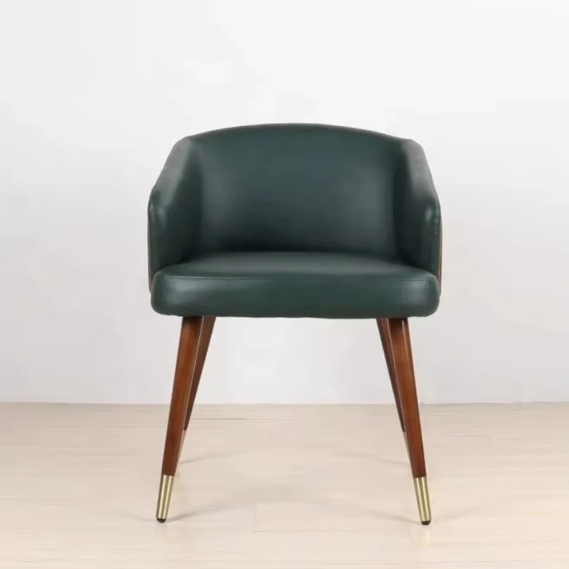 Modern Luxury High-end Restaurant Wooden Frame Backrest Soft Synthetic Leather Fabric Chair Family Restaurant Hotel Bar Villa
Modern Luxury High-end Restaurant Wooden Frame Backrest Soft Synthetic Leather Fabric Chair Family Restaurant Hotel Bar Villa