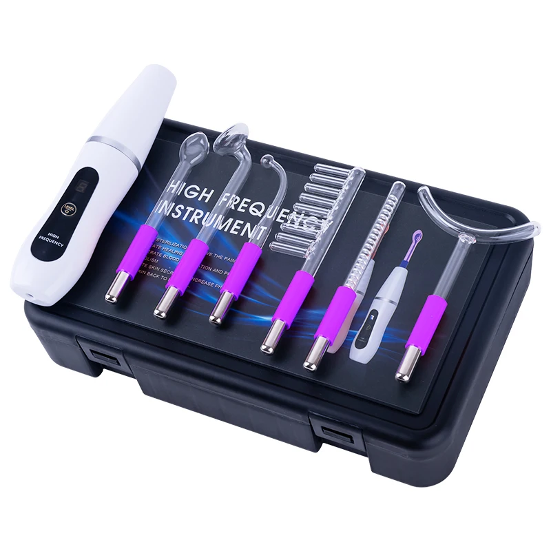 Purple High Frequency Facial Device - 6-in-1 Therapy for Hyperpigmentation & Fine Lines, Portable At-Home Beauty System Lesen
Purple High Frequency Facial Device - 6-in-1 Therapy for Hyperpigmentation & Fine Lines, Portable At-Home Beauty System Lesen