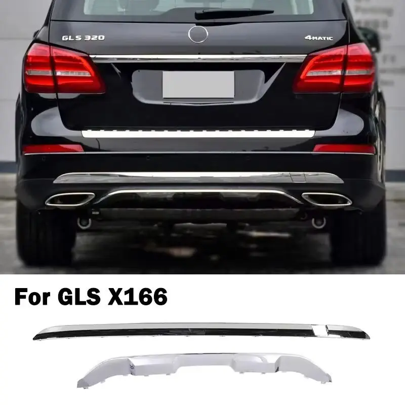 A1668852474 a1668857622 For Mercedes Benz GLS X166 W166 GLS320 GLS400 GLS350d Rear Bumper Chrome Chromium Trim Spoiler Diffuser
A1668852474 a1668857622 For Mercedes Benz GLS X166 W166 GLS320 GLS400 GLS350d Rear Bumper Chrome Chromium Trim Spoiler Diffuser