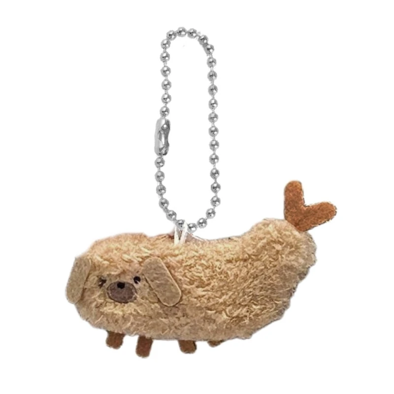 Plush Fried Shrimp Dog Dolls Toy Pendant Keychain for Valentines Day Decor Drop Shipping
Plush Fried Shrimp Dog Dolls Toy Pendant Keychain for Valentines Day Decor Drop Shipping