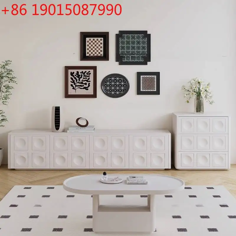 Cream Style Modern TV Stands Coffee Table Combination Minimalist Living Room TV Cabinet Floor French Fernsehtisch Furniture
Cream Style Modern TV Stands Coffee Table Combination Minimalist Living Room TV Cabinet Floor French Fernsehtisch Furniture