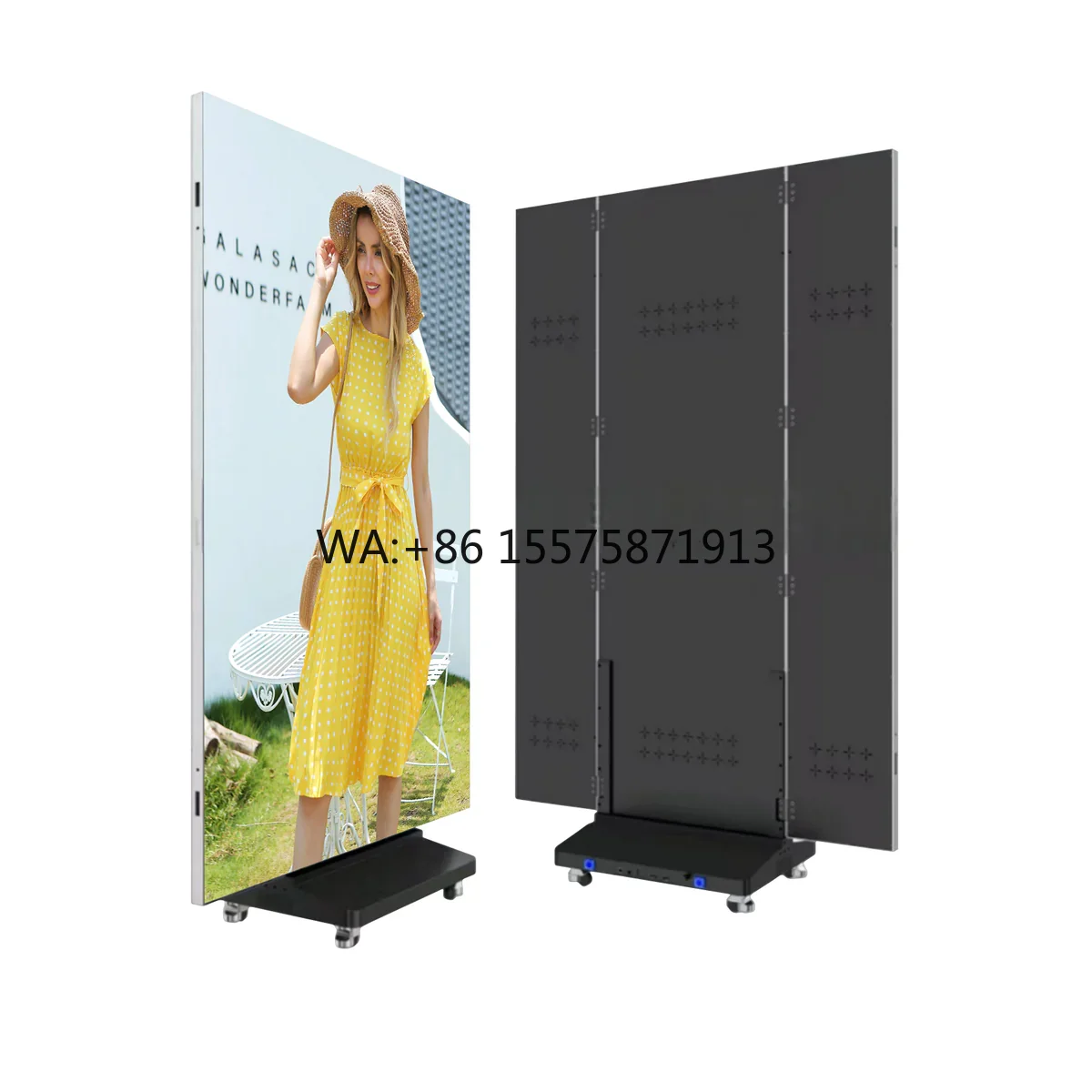 Tri-fold LED Poster Displays P1.25 P1.53 P1.86 P2.5 Floor Standing Digital Signage Indoor Advertising Display Screen
Tri-fold LED Poster Displays P1.25 P1.53 P1.86 P2.5 Floor Standing Digital Signage Indoor Advertising Display Screen