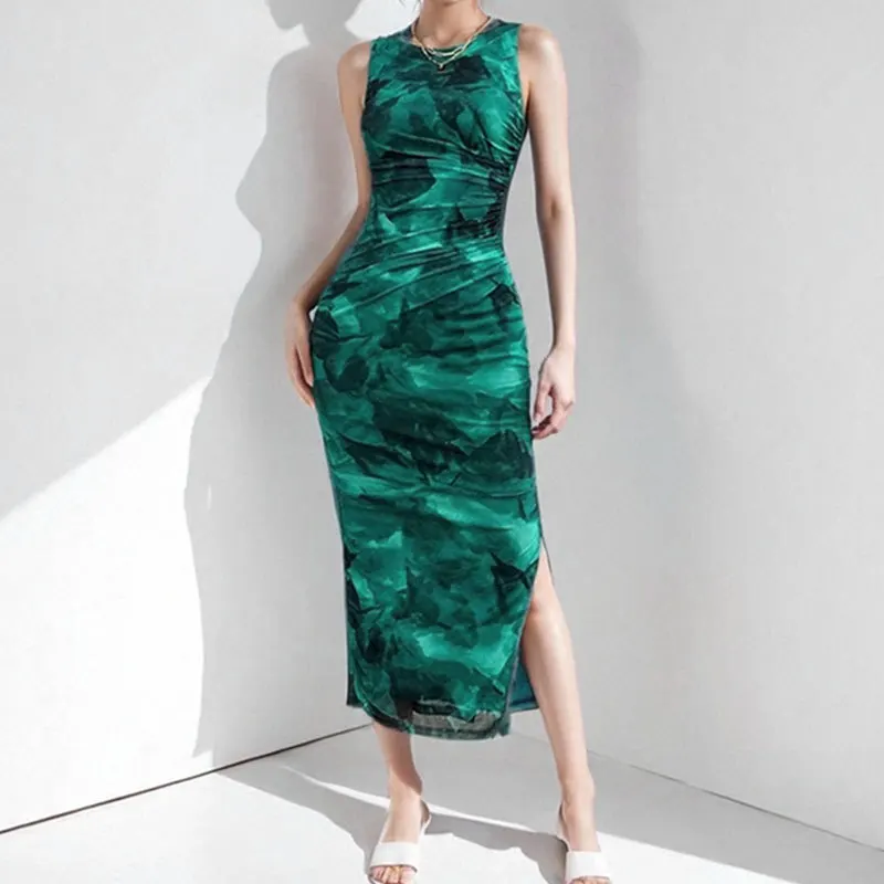 TOY-2025Spring Summer New Women's Sleeveless Split Sexy Print Elegant Fashion Dress
TOY-2025Spring Summer New Women's Sleeveless Split Sexy Print Elegant Fashion Dress