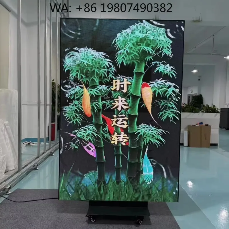 1280x1920mm P2 Movable Trifold LED Poster Screen Full Color Ultra HD Indoor Display for Mall Retail Store Elevator Commercial Bu
1280x1920mm P2 Movable Trifold LED Poster Screen Full Color Ultra HD Indoor Display for Mall Retail Store Elevator Commercial Bu