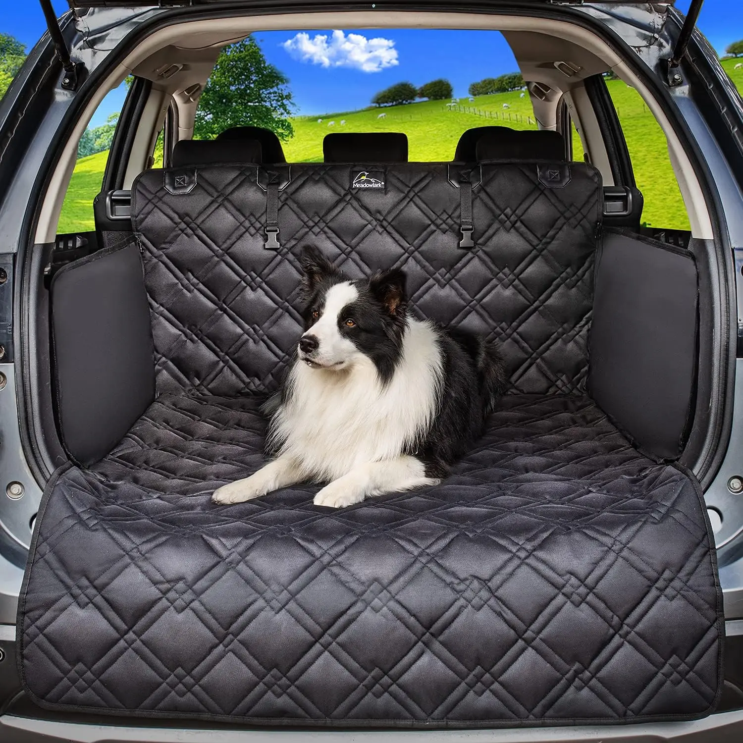 SUV Cargo Liner Dog Seat Cover, Water Repellent & Non-Slip, Extra Padded for Pet Protection
SUV Cargo Liner Dog Seat Cover, Water Repellent & Non-Slip, Extra Padded for Pet Protection