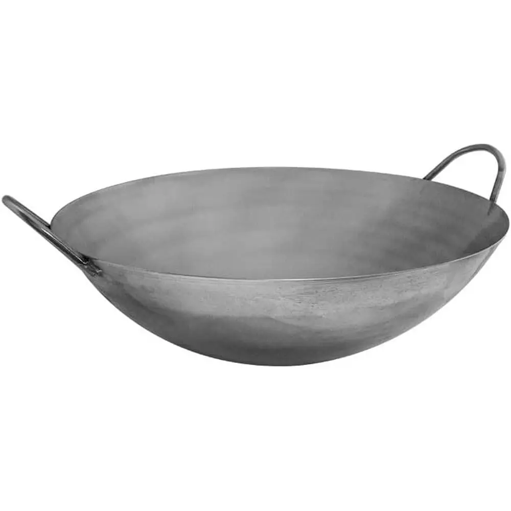 24 Inch Dual Handle Carbon Steel Wok Pan - Traditional Cantonese Cooking
24 Inch Dual Handle Carbon Steel Wok Pan - Traditional Cantonese Cooking