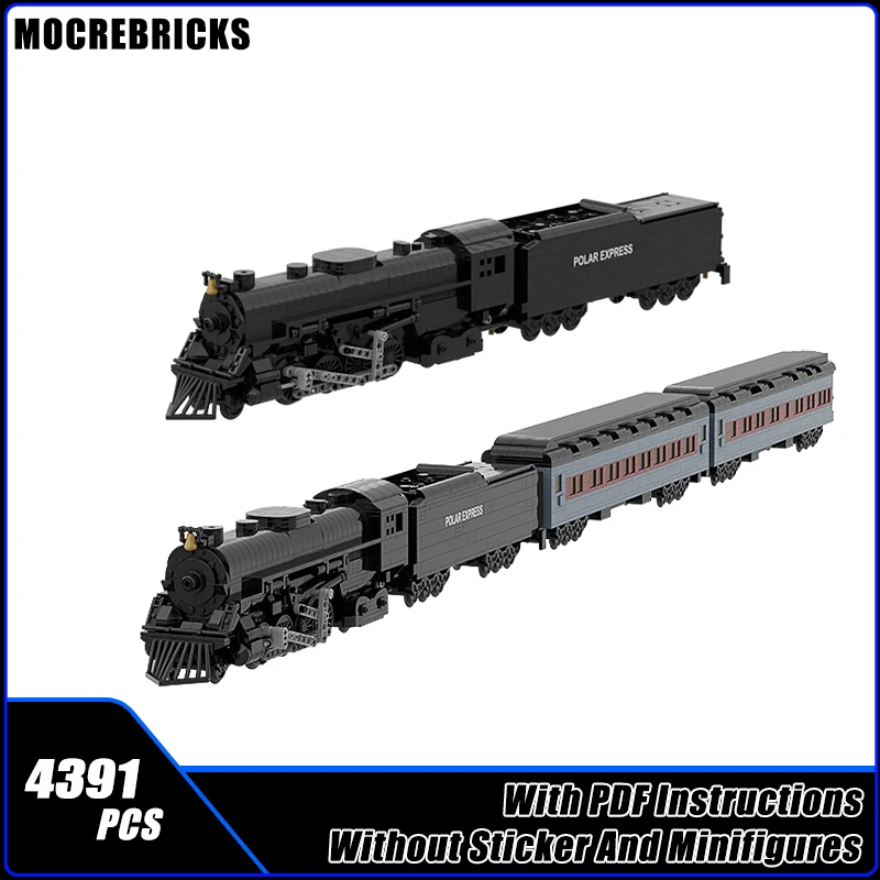 MOC City Transport Series Polar Express Building Block Сборка Модель Набор Технология Кирпичи Головоломки для мальчиков Игрушки Подарки на день рождения
MOC City Transport Series Polar Express Building Block Сборка Модель Набор Технология Кирпичи Головоломки для мальчиков Игрушки Подарки на день рождения