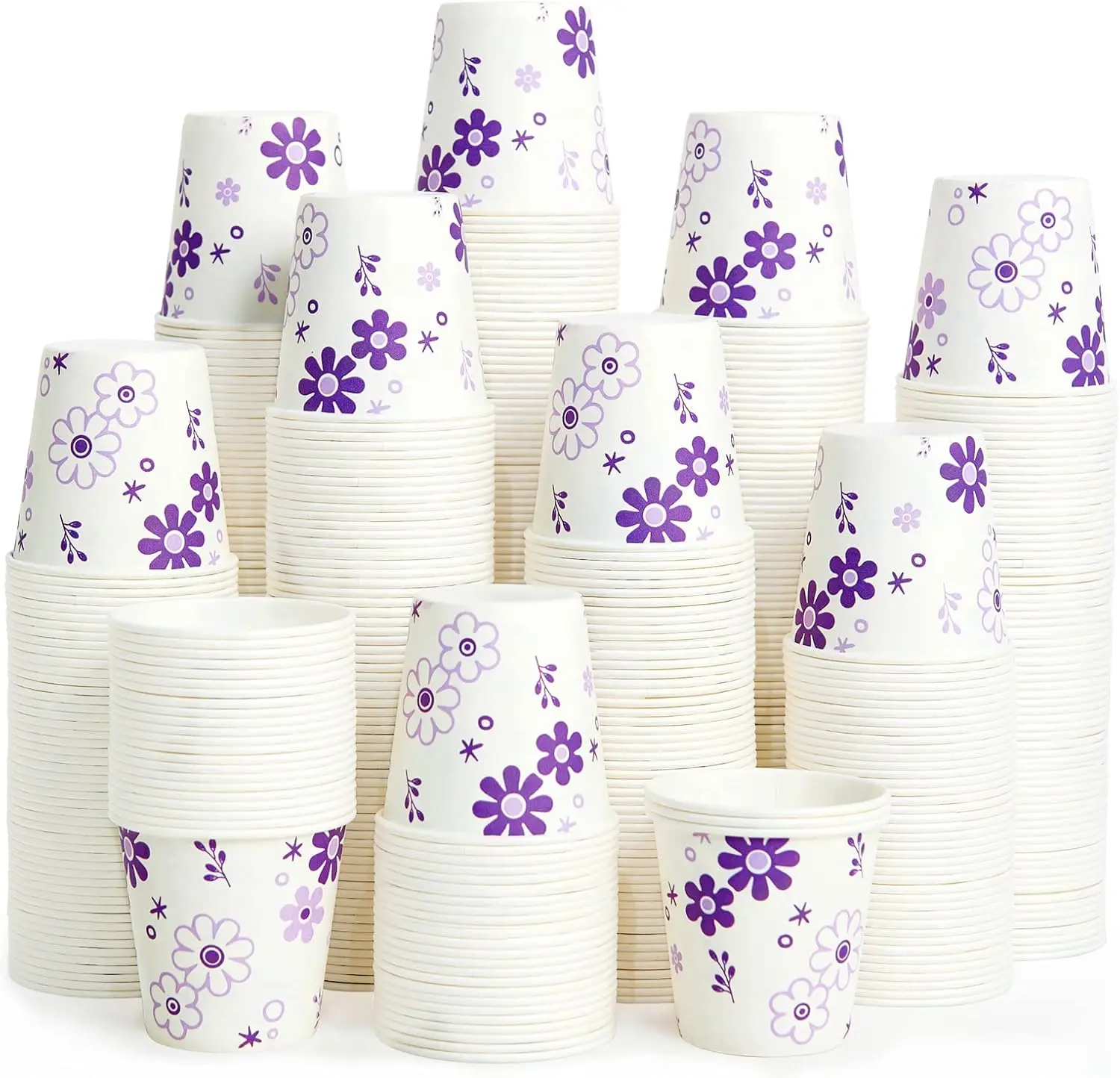 300 Pack 3oz Disposable Bathroom Cups, Purple Floral Paper Mouthwash Cups for Party Picnic BBQ Travel
300 Pack 3oz Disposable Bathroom Cups, Purple Floral Paper Mouthwash Cups for Party Picnic BBQ Travel