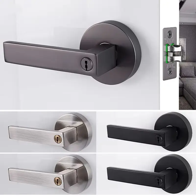НОВЫЙ тяжелый дверной рычаг, замок с ручкой, проход, конфиденциальность, вход, антивилка, замки с болтами для гостиной, спальни, ванной комнаты, дверные замки
НОВЫЙ тяжелый дверной рычаг, замок с ручкой, проход, конфиденциальность, вход, антивилка, замки с болтами для гостиной, спальни, ванной комнаты, дверные замки