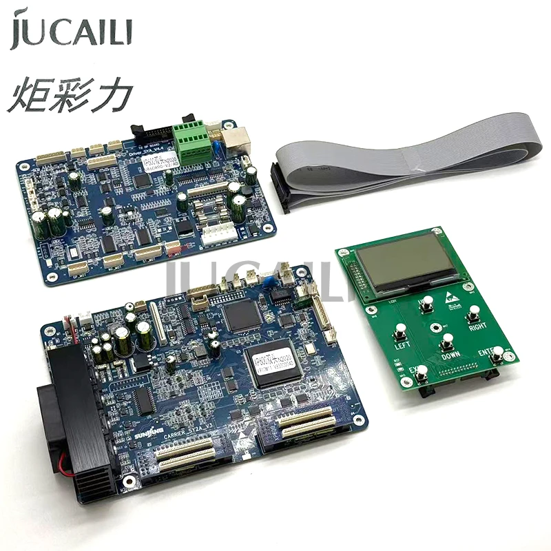 Комплект плат Jucaili AD версии Senyang для двойной печатающей головки Epson XP600, основная плата для экосольвентного принтера, версия V6
Комплект плат Jucaili AD версии Senyang для двойной печатающей головки Epson XP600, основная плата для экосольвентного принтера, версия V6