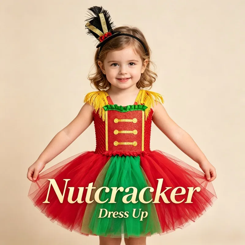 Fluffy Tulle Princess Tutu Skirt Christmas Nutcracker Soldier Stage Performance Costume Carnival Holiday Party Cosplay Dress
Fluffy Tulle Princess Tutu Skirt Christmas Nutcracker Soldier Stage Performance Costume Carnival Holiday Party Cosplay Dress