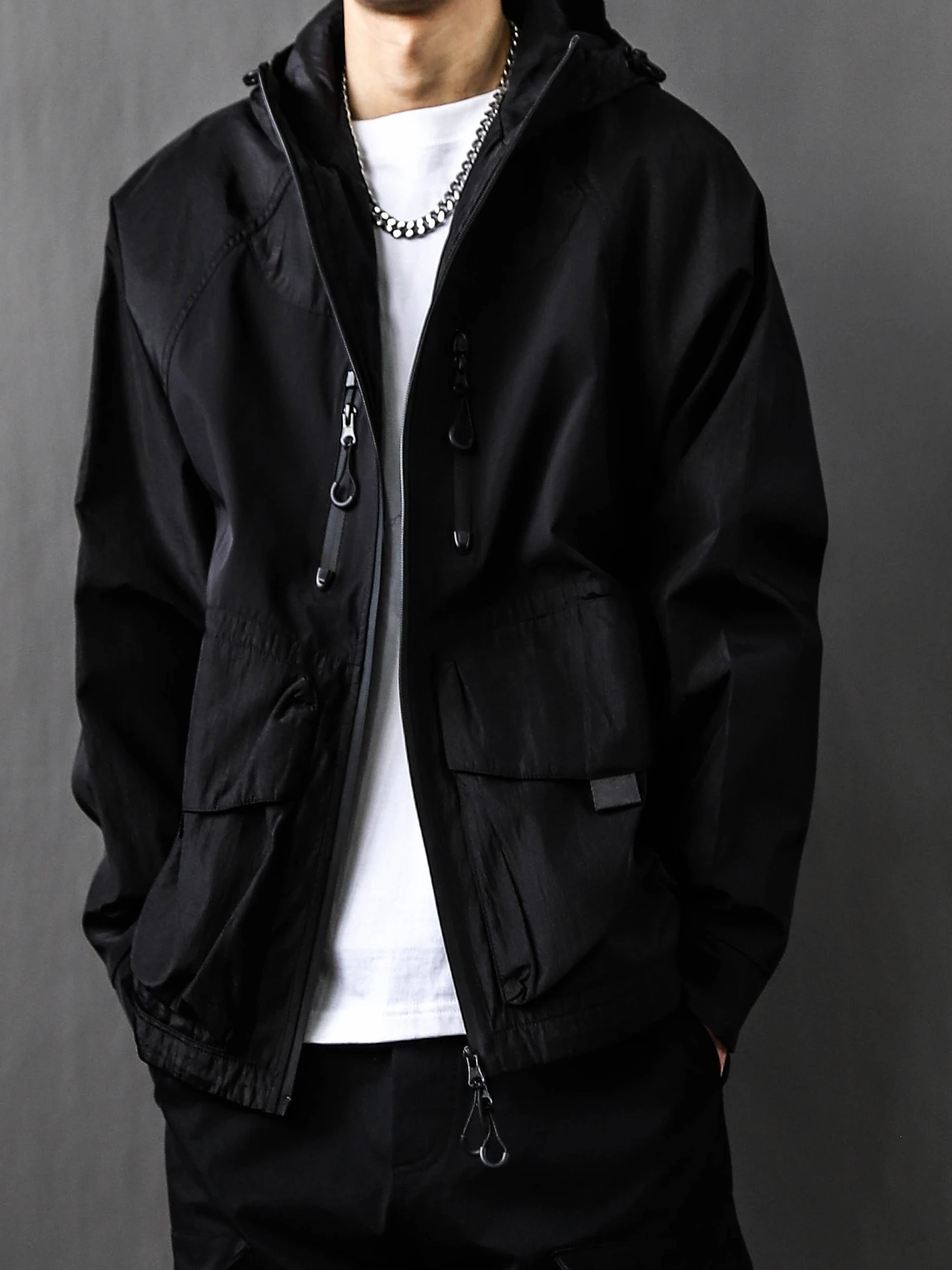 Outdoor Men's Jaet Hooded Splicing Functional Windproof Bla Color Blo Fce Lined Autumn Winter Casual Streetwear
Outdoor Men's Jaet Hooded Splicing Functional Windproof Bla Color Blo Fce Lined Autumn Winter Casual Streetwear