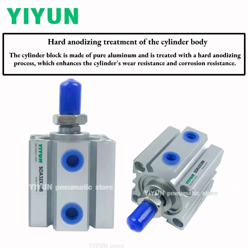 SDA80 SDA100X5SB 10SB 15 20 25 30 35 40 45 50 60 70 80 90 100 110 120 130 150SB YIYUN Тонкий цилиндр стандартного типа серии SDA
SDA80 SDA100X5SB 10SB 15 20 25 30 35 40 45 50 60 70 80 90 100 110 120 130 150SB YIYUN Тонкий цилиндр стандартного типа серии SDA