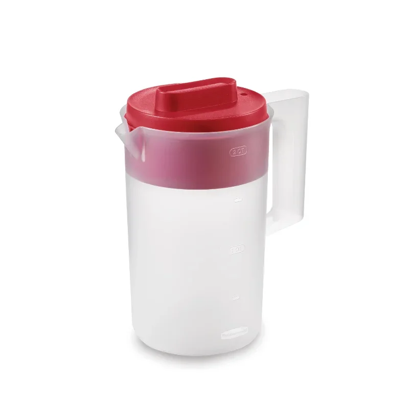 2 Quart.Fully Upgraded HOME. Plastic Pitcher, Clear/Red, NEW.HOME. Free shippment
2 Quart.Fully Upgraded HOME. Plastic Pitcher, Clear/Red, NEW.HOME. Free shippment
