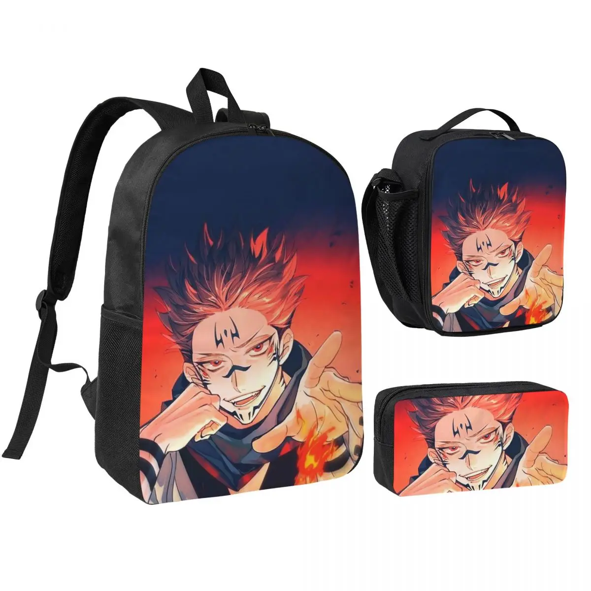 Sukuna Ryomen - Jujutsu Kaisen Backpack Student BookBag School Bag Computer Shoulder Bags 3ps Insulated Lunch Bag Pencil Case
Sukuna Ryomen - Jujutsu Kaisen Backpack Student BookBag School Bag Computer Shoulder Bags 3ps Insulated Lunch Bag Pencil Case