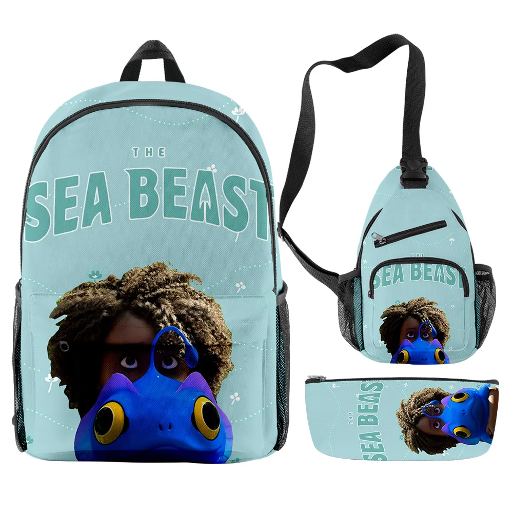 Popular Youthful the sea beast 3pcs/Set Backpack 3D Print Bookbag Laptop Daypack Backpacks Chest Bags Pencil Case 
Popular Youthful the sea beast 3pcs/Set Backpack 3D Print Bookbag Laptop Daypack Backpacks Chest Bags Pencil Case