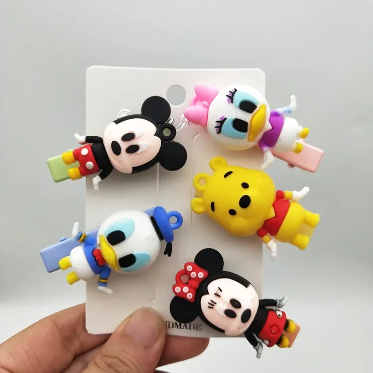 Disney cute cartoon hair clip resin Mickey Minnie head buckle girl style Donald Duck hair accessories hair ring 2 pcs
Disney cute cartoon hair clip resin Mickey Minnie head buckle girl style Donald Duck hair accessories hair ring 2 pcs