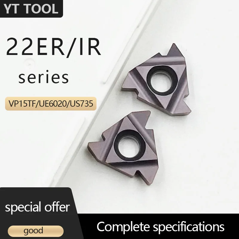 10P MMT22IR MMT22ER N60 VP15TF/ US735 Thread cutting carbide insert MMT 22ER/IR CNC tools threaded blade turning blade for steel
10P MMT22IR MMT22ER N60 VP15TF/ US735 Thread cutting carbide insert MMT 22ER/IR CNC tools threaded blade turning blade for steel