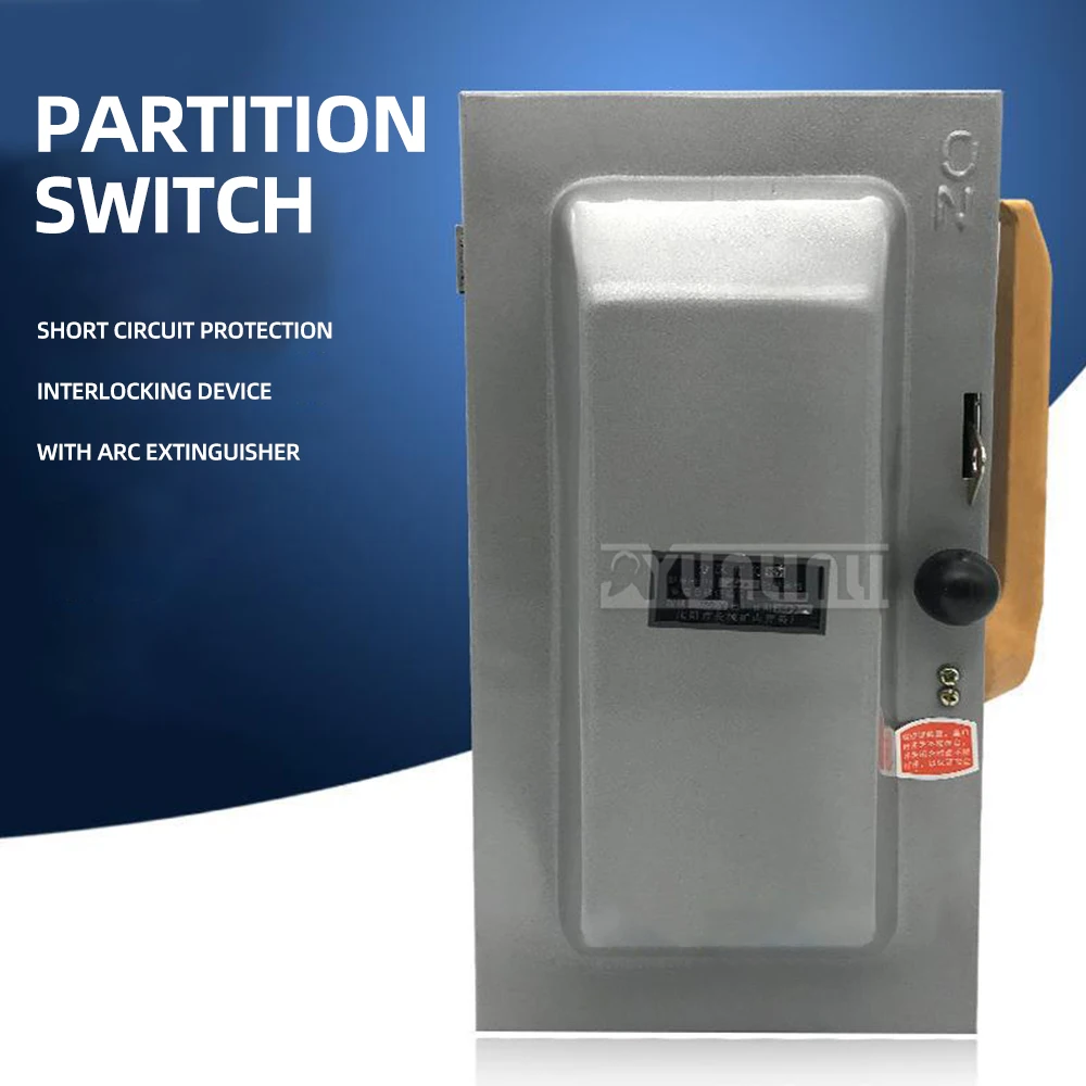 Partition switch electric switch 750V enclosed load switch rainproof iron shell switch
Partition switch electric switch 750V enclosed load switch rainproof iron shell switch