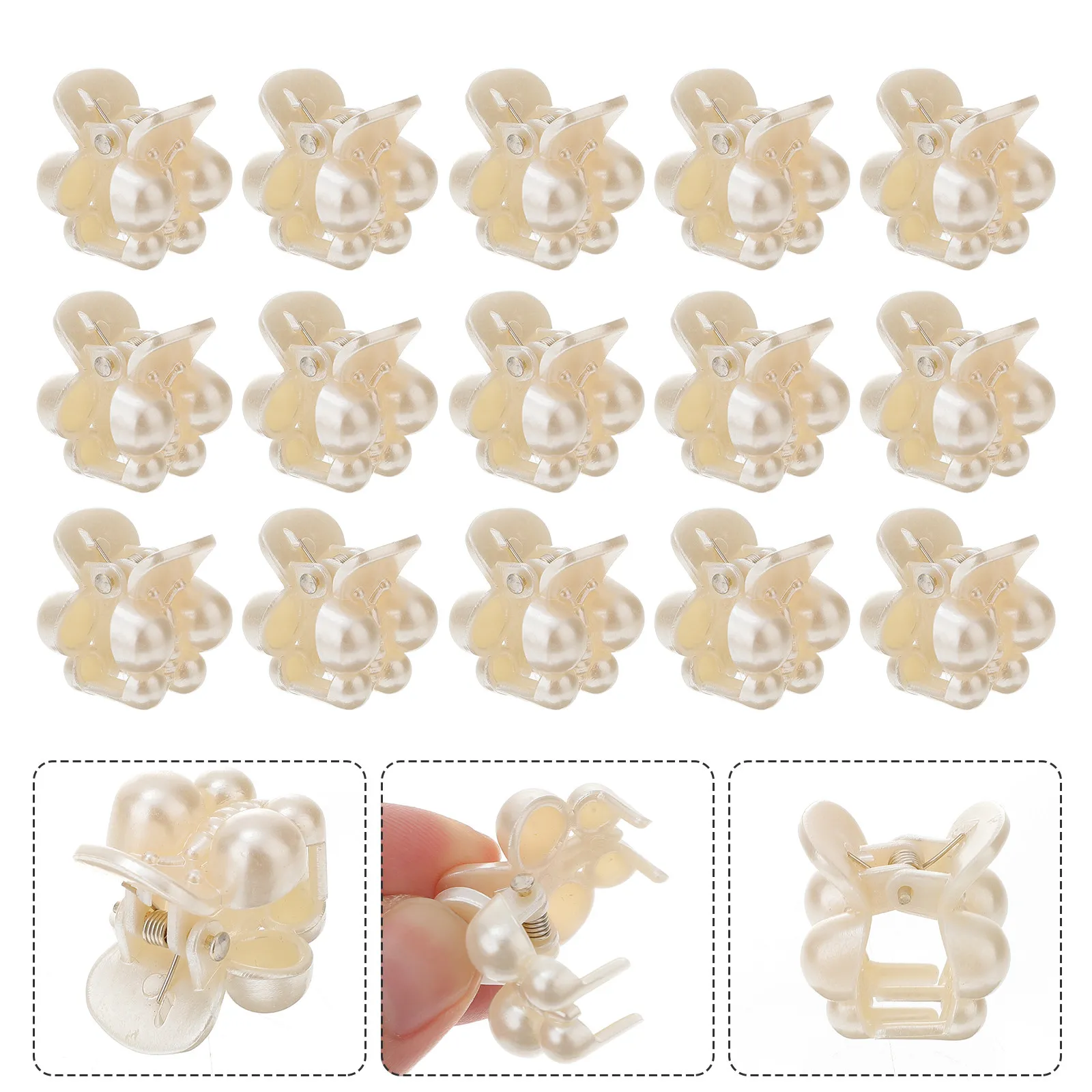 24Pcs Small Hair Clips Mini Claw Pearl Butterflies Daisy Sunflower Hair Accessories for Women Elegant Charming Style
24Pcs Small Hair Clips Mini Claw Pearl Butterflies Daisy Sunflower Hair Accessories for Women Elegant Charming Style