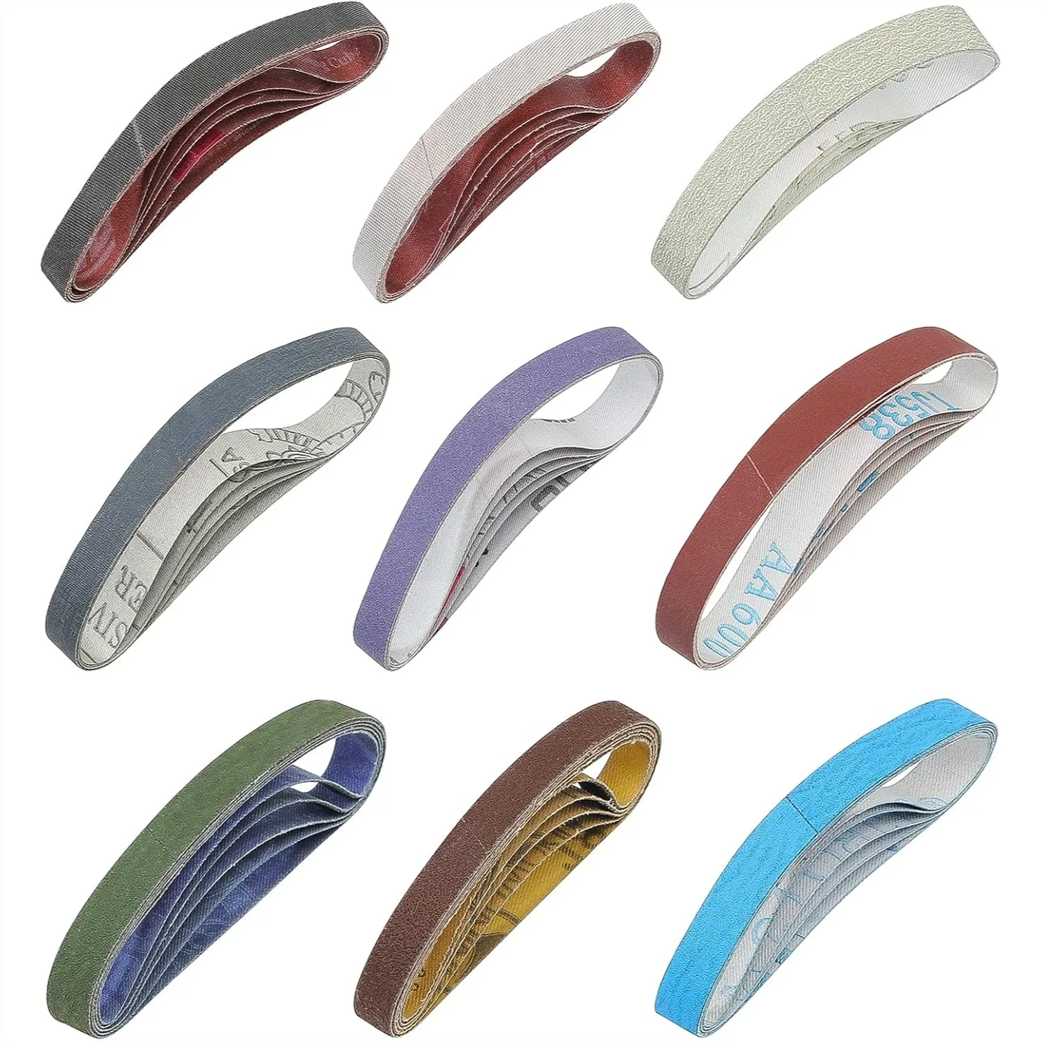 45 Pcs 1/2x12 Replacement Sharpening Belt Kit for Knife & Tool Sharpener with 80 to 5000 Grits
45 Pcs 1/2x12 Replacement Sharpening Belt Kit for Knife & Tool Sharpener with 80 to 5000 Grits