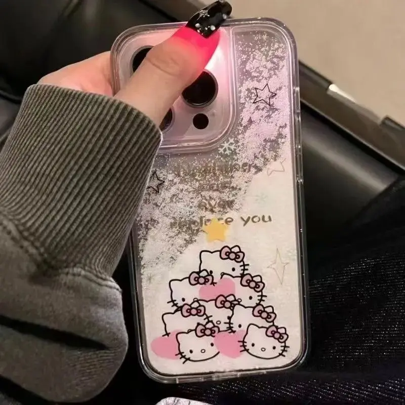 Anime Cartoon Cute Hello Kitty Snowflake Luxury Glitter Quicksand Phone Case for Iphone 17 14 12 13 15 Plus 16Pro Max Case Gift
Anime Cartoon Cute Hello Kitty Snowflake Luxury Glitter Quicksand Phone Case for Iphone 17 14 12 13 15 Plus 16Pro Max Case Gift