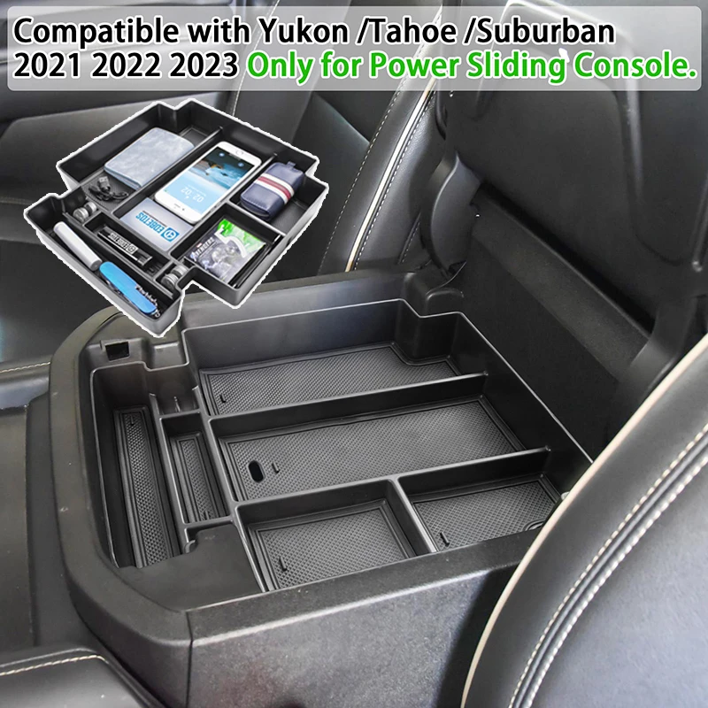 Console Console Organizer Storage Tray for 2024-2021 GMC Yukon Chevy Tahoe Suburban Accessories (Fit for Power Sliding Console)
Console Console Organizer Storage Tray for 2024-2021 GMC Yukon Chevy Tahoe Suburban Accessories (Fit for Power Sliding Console)