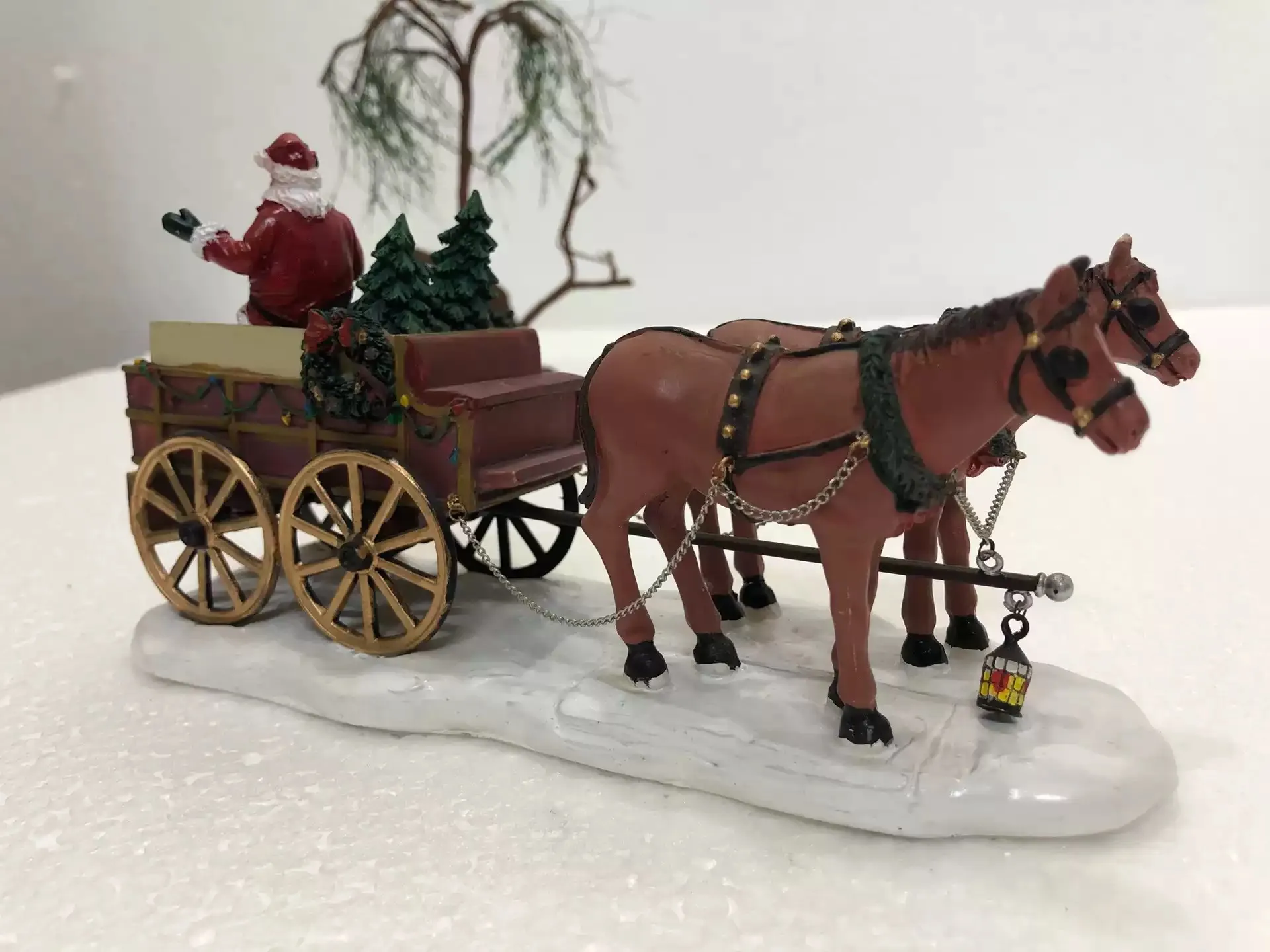 Party Decor Resin Painted Happy Christmas Scene Ornaments Christmas Carriage Home Living Room Decorations Holiday Gifts
Party Decor Resin Painted Happy Christmas Scene Ornaments Christmas Carriage Home Living Room Decorations Holiday Gifts