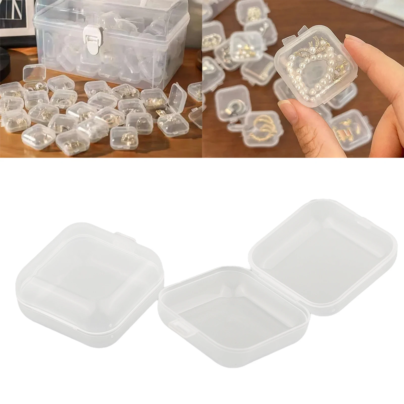 10pcs/set Mini Clear Plastic Storage Box Jewelry Storage Case Transparent Storage Organizer Multifunctional Portable Storage
10pcs/set Mini Clear Plastic Storage Box Jewelry Storage Case Transparent Storage Organizer Multifunctional Portable Storage