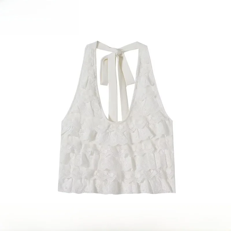 Fashionable Slim Fit Women's T-Shirt with Lace Trim U-Neckline Short Sleeve Polyester Spring Summer New Arrival
Fashionable Slim Fit Women's T-Shirt with Lace Trim U-Neckline Short Sleeve Polyester Spring Summer New Arrival