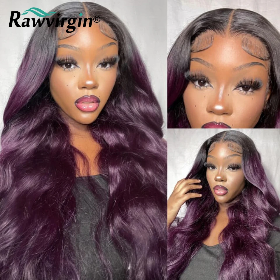 #1B Black Dark Purple Colored Human Hair Wig 13x4 Lace Front Body Wave 180% Transparent Lace Frontal Wig Brazilian Remy Wigs
#1B Black Dark Purple Colored Human Hair Wig 13x4 Lace Front Body Wave 180% Transparent Lace Frontal Wig Brazilian Remy Wigs