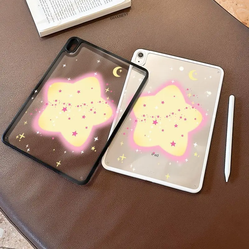 Чехол для iPad Pro 13, 11 (M5, M4), 12.9 (A16), 10, 8, 7, 9-го поколений, для iPad Air 11 (M2, M3), Mini, в стиле Y2K с розовыми звездами и луной, корейский дизайн
Чехол для iPad Pro 13, 11 (M5, M4), 12.9 (A16), 10, 8, 7, 9-го поколений, для iPad Air 11 (M2, M3), Mini, в стиле Y2K с розовыми звездами и луной, корейский дизайн