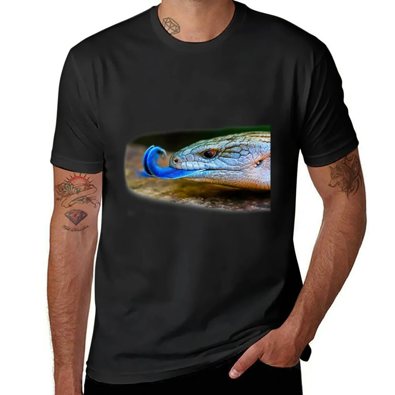 Blue-tongued skink T-Shirt summer shirt shirts graphic tee clothes essential t shirt workout shirts for men
Blue-tongued skink T-Shirt summer shirt shirts graphic tee clothes essential t shirt workout shirts for men