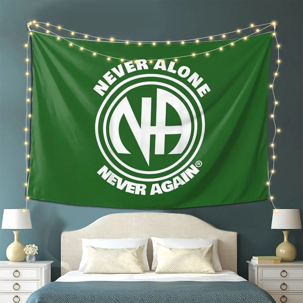 NA - Narcotics Anonymous Tapestry Wall Hanging Aesthetic Home Decor Tapestries for Dorm Room
NA - Narcotics Anonymous Tapestry Wall Hanging Aesthetic Home Decor Tapestries for Dorm Room