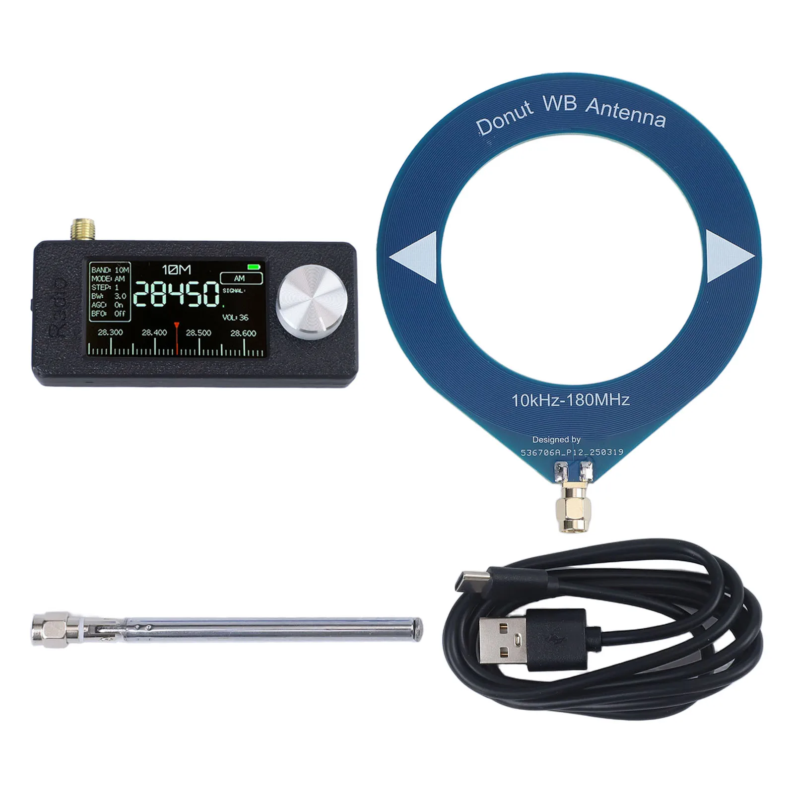 SI4732 Radio 0.5--108mhz 1.9-inch IPS Screen Full Band Radio Receiver For ESP-32-S3 For HF SW For MW VHF Radio Test Meters
SI4732 Radio 0.5--108mhz 1.9-inch IPS Screen Full Band Radio Receiver For ESP-32-S3 For HF SW For MW VHF Radio Test Meters