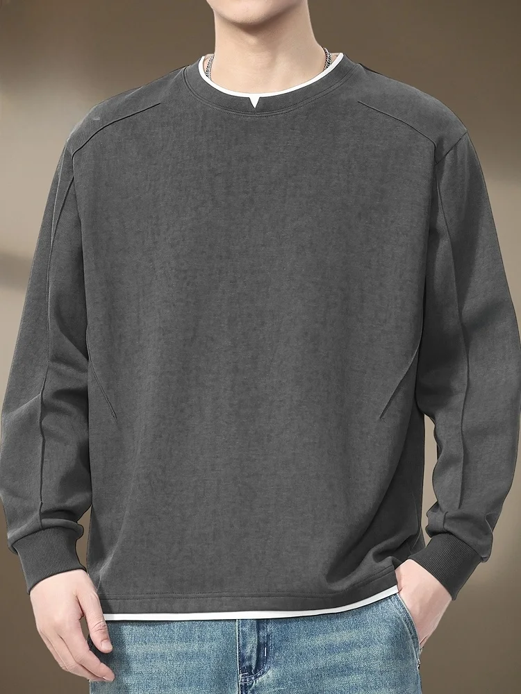 Мужская толстовка с круглым вырезом, весна 2026, новая модель в американском ретро-стиле, с длинным рукавом, повседневная, свободного кроя, из полиэстера, не мнется.
Мужская толстовка с круглым вырезом, весна 2026, новая модель в американском ретро-стиле, с длинным рукавом, повседневная, свободного кроя, из полиэстера, не мнется.